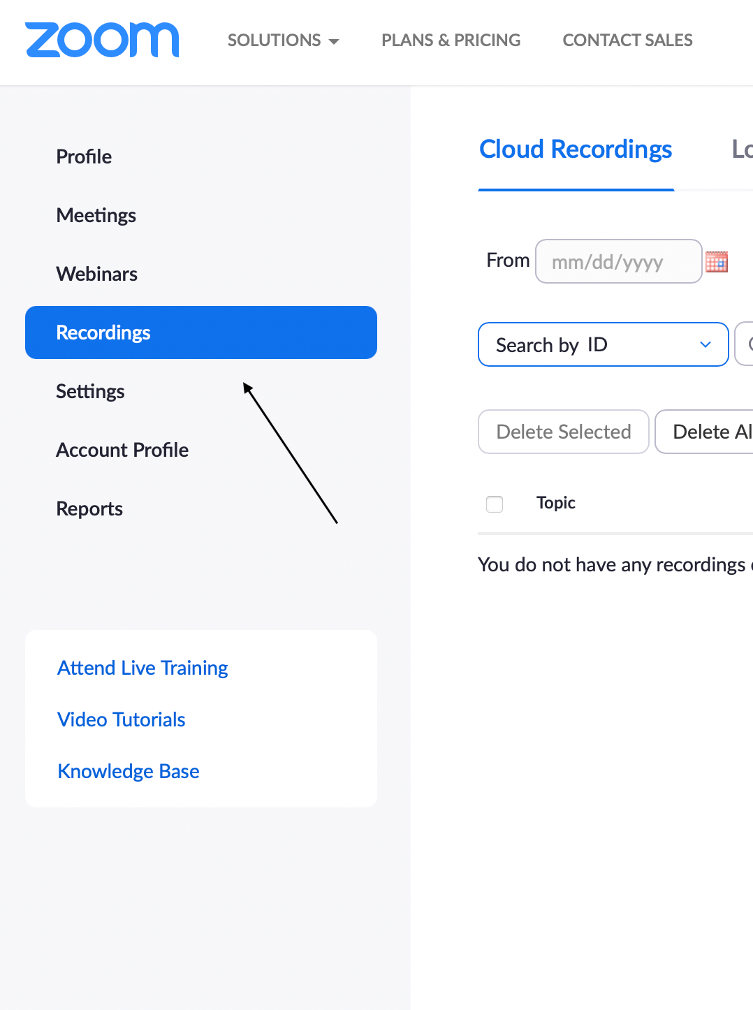 Accessing Zoom cloud recordings via API